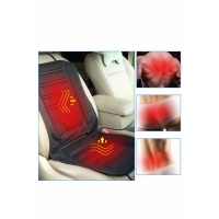 Husa scaun auto cu incalzire electrica 12V, negru, LPC1301